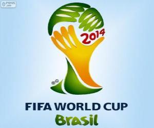 пазл Логотип чемпионата мира по футболу 2014 в Бразилии